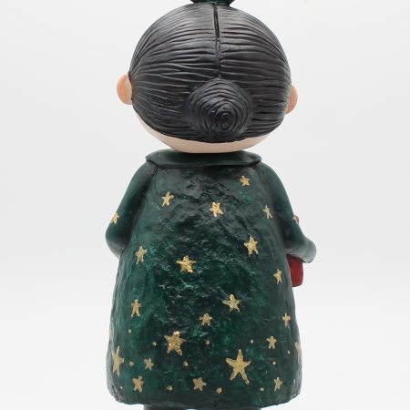 OOAK Handmade Art Doll, Celestial Clay Character, 28 cm