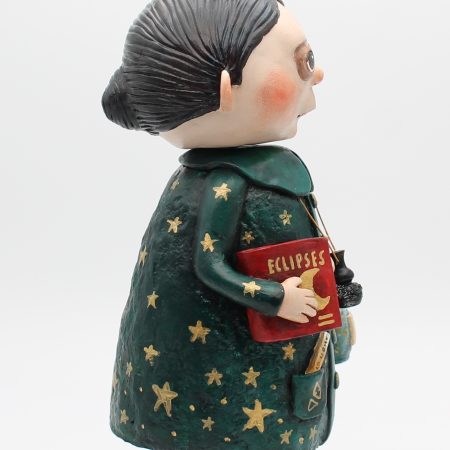 OOAK Handmade Art Doll, Celestial Clay Character, 28 cm