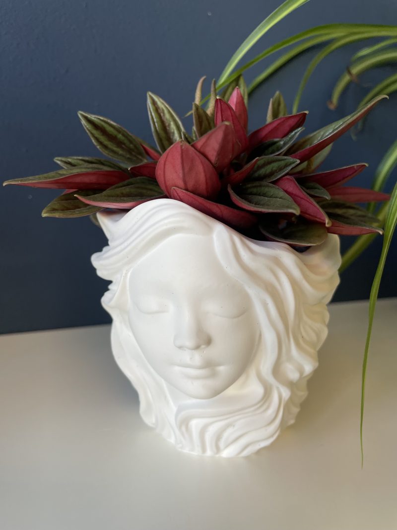 Eco-resin small pots for plants or home decor