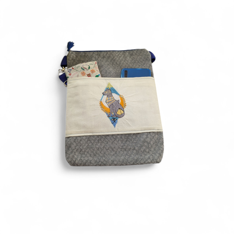 Egyptian cat crossbody bag
