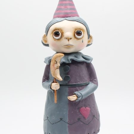 OOAK Handmade Pierrette Art Doll from The Forgotten Circus