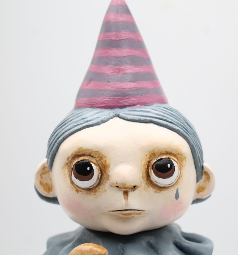 OOAK Handmade Pierrette Art Doll from The Forgotten Circus