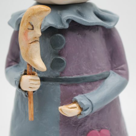 OOAK Handmade Pierrette Art Doll from The Forgotten Circus