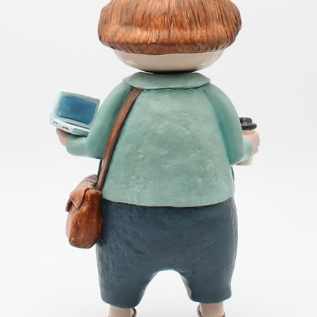 OOAK Handmade Office Worker Art Doll – Quiet Everyday Magic Series
