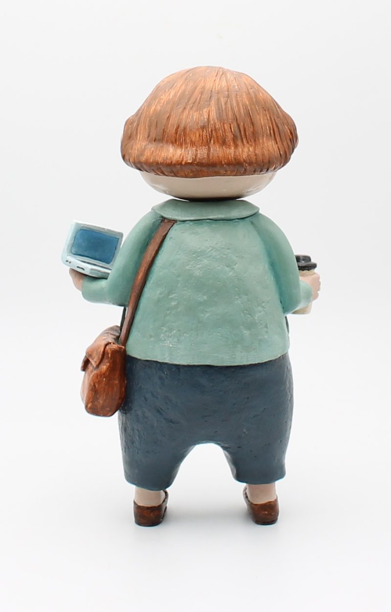 OOAK Handmade Office Worker Art Doll – Quiet Everyday Magic Series