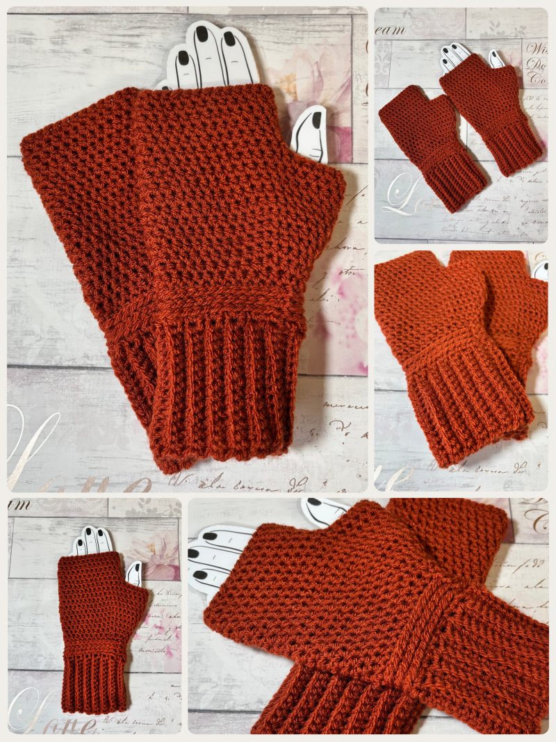 Crocheted Fingerless Gloves / Mittens