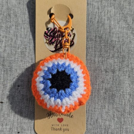 Evil eye keychain