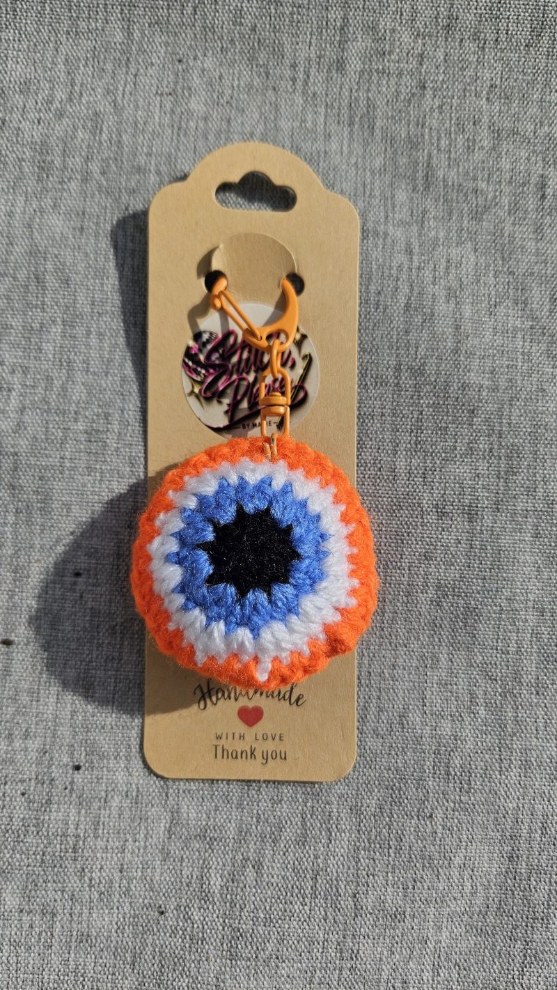 Evil eye keychain