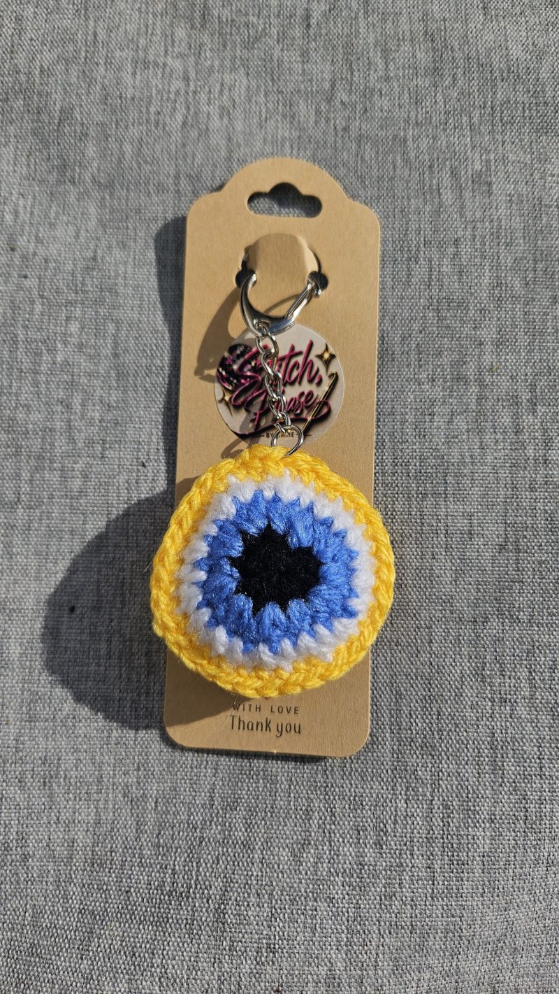 Evil eye keyring