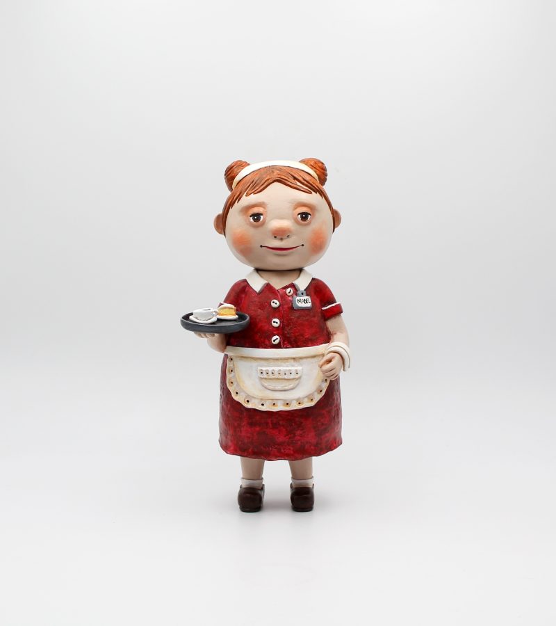 OOAK Handmade Office Worker Art Doll – Quiet Everyday Magic Series