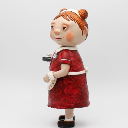 OOAK Handmade Office Worker Art Doll – Quiet Everyday Magic Series