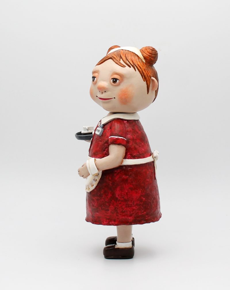 OOAK Handmade Office Worker Art Doll – Quiet Everyday Magic Series