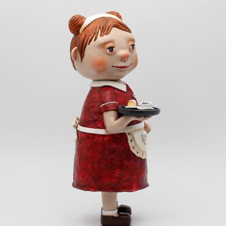 OOAK Handmade Office Worker Art Doll – Quiet Everyday Magic Series