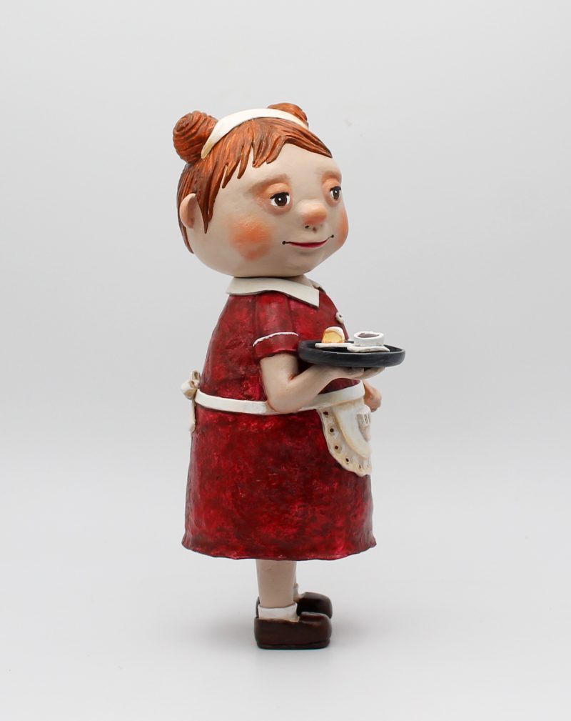 OOAK Handmade Office Worker Art Doll – Quiet Everyday Magic Series