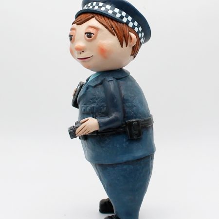 OOAK Handmade Policeman Art Doll – Quiet Everyday Magic Series