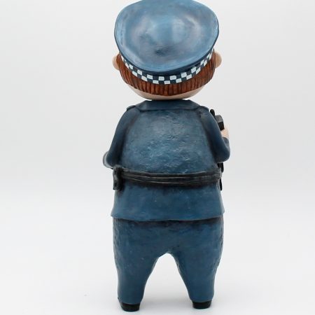 OOAK Handmade Policeman Art Doll – Quiet Everyday Magic Series