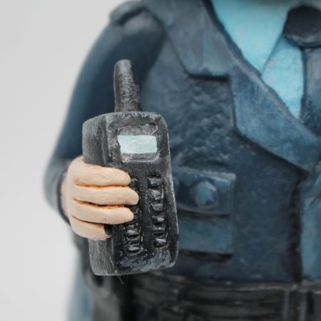 OOAK Handmade Policeman Art Doll – Quiet Everyday Magic Series