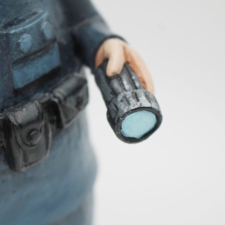 OOAK Handmade Policeman Art Doll – Quiet Everyday Magic Series