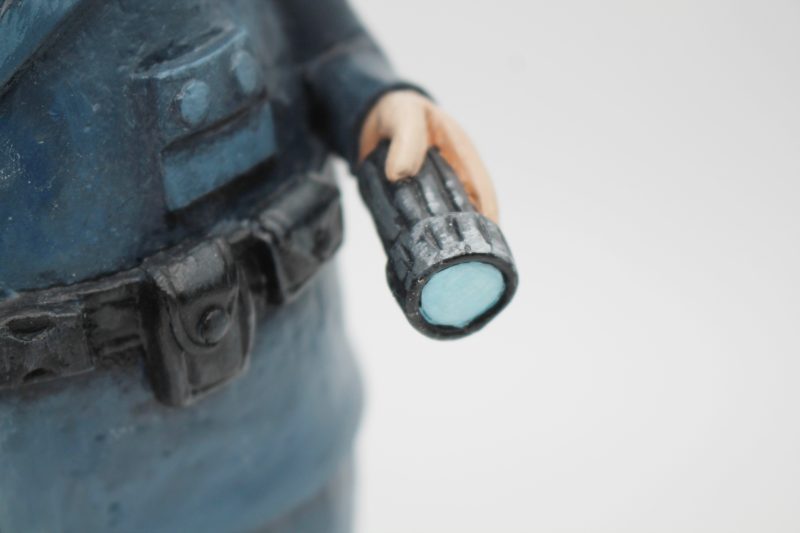 OOAK Handmade Policeman Art Doll – Quiet Everyday Magic Series