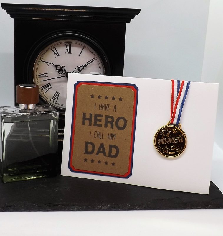 I Have a Hero Dad Hand-Made Card