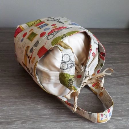 Tie Top Bag Hand-sewn Bag Bird or Sewing pattern