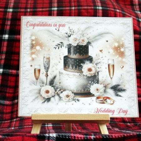 Handmade Keepsake Wedding Card