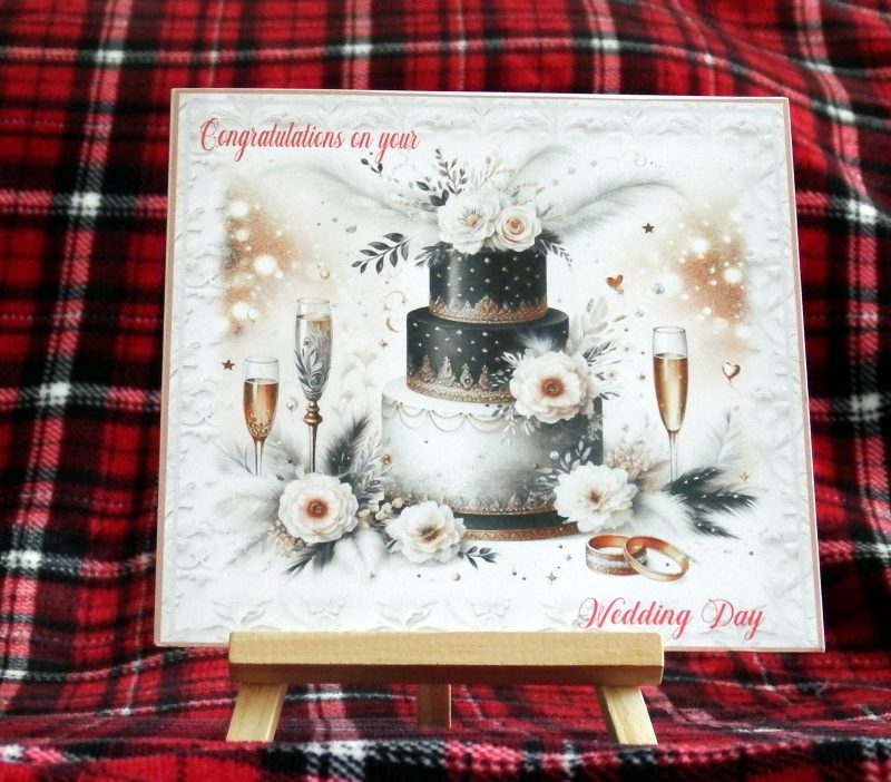 Handmade Keepsake Wedding Card