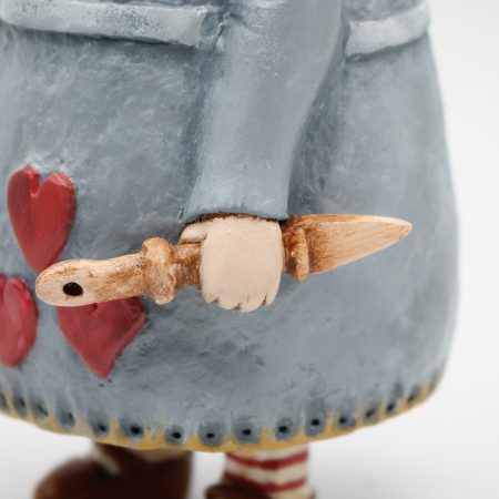OOAK Handmade Whimsical Art Doll – Folk Style Clay Character