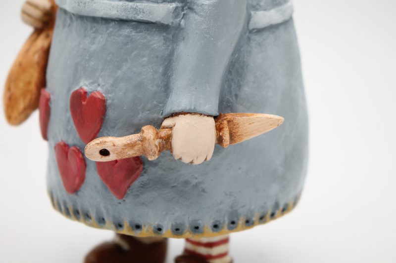 OOAK Handmade Whimsical Art Doll – Folk Style Clay Character