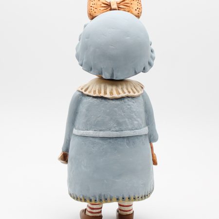 OOAK Handmade Whimsical Art Doll – Folk Style Clay Character