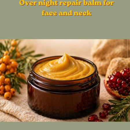 "SerenRestore" Golden Overnight Face & Neck Balm