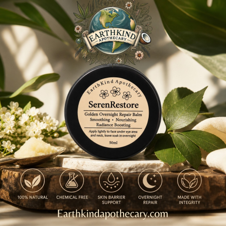 "SerenRestore" Golden Overnight Face & Neck Balm