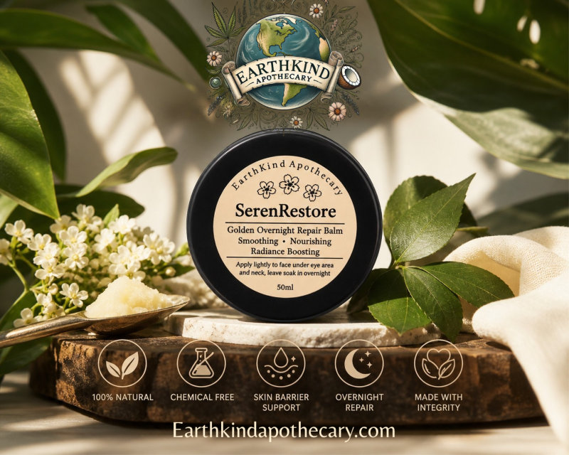 "SerenRestore" Golden Overnight Face & Neck Balm