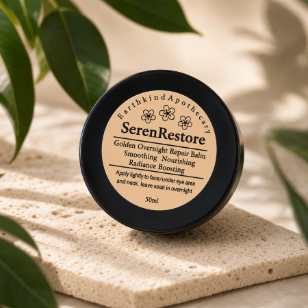 "SerenRestore" Golden Overnight Face & Neck Balm