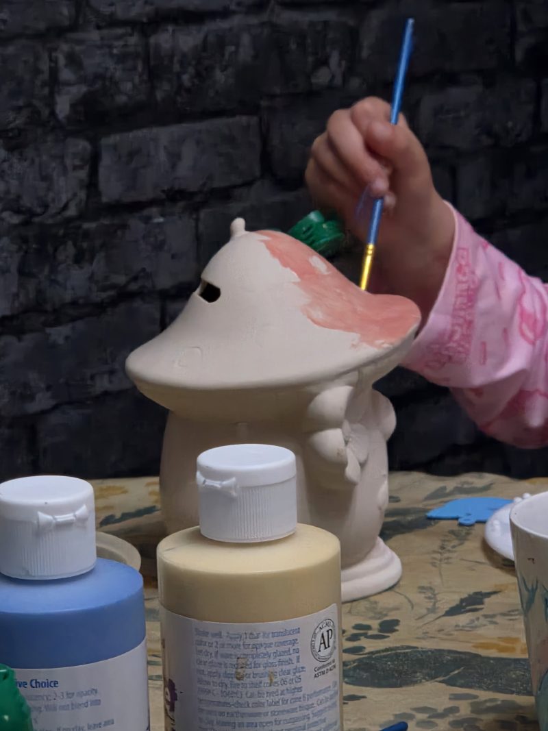 Ceramic painting – Fairy house money bank