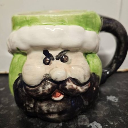 Ceramic painting – Christmas santa mug