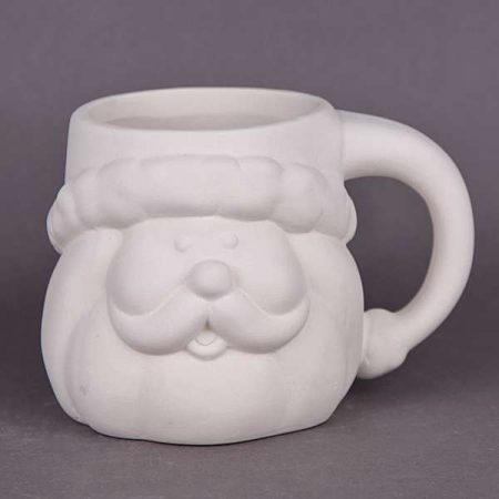 Ceramic painting – Christmas santa mug
