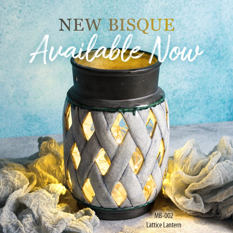 Ceramic painting – Lattice lantern