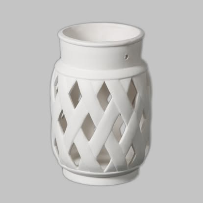 Ceramic painting – Lattice lantern