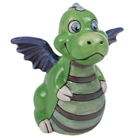 Ceramic painting – Dex the dragon money bank