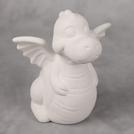 Ceramic painting – Dex the dragon money bank