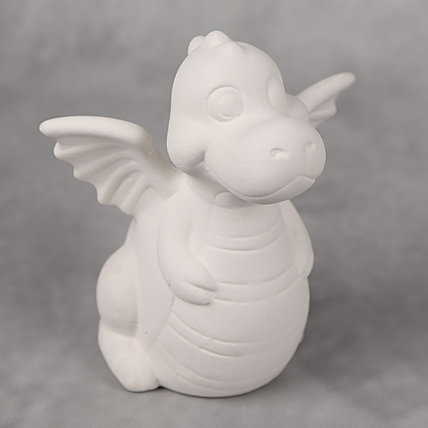 Ceramic painting – Dex the dragon money bank