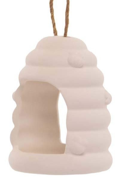 Ceramic painting – Bumble bee feeders