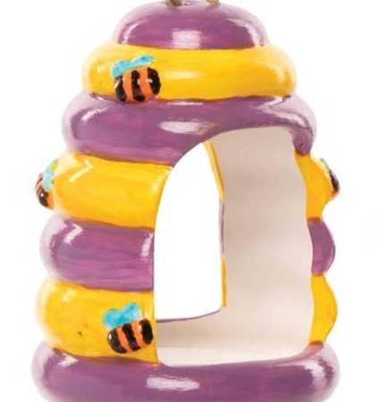 Ceramic painting – Bumble bee feeders