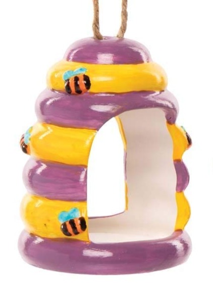 Ceramic painting – Bumble bee feeders
