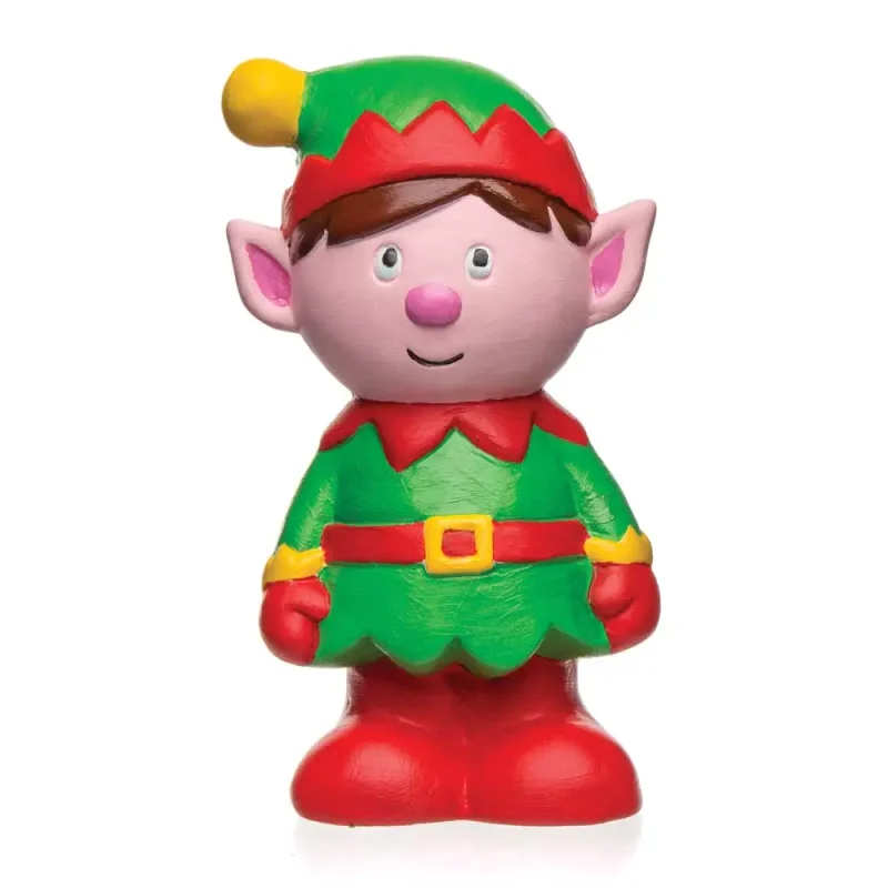 Ceramic painting – Christmas elf money bank