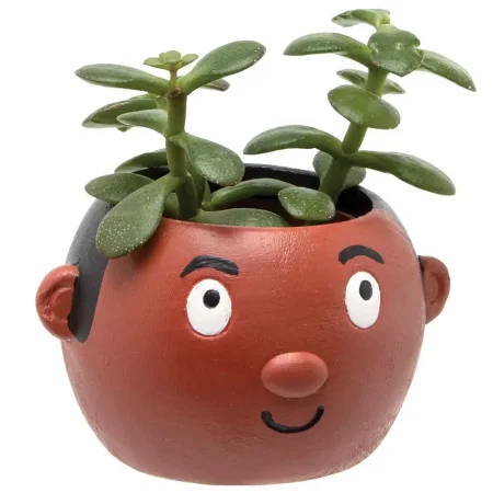 Ceramic painting – Flower pot heads