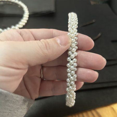Pearl handmade headband