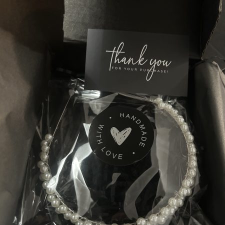 Pearl handmade headband