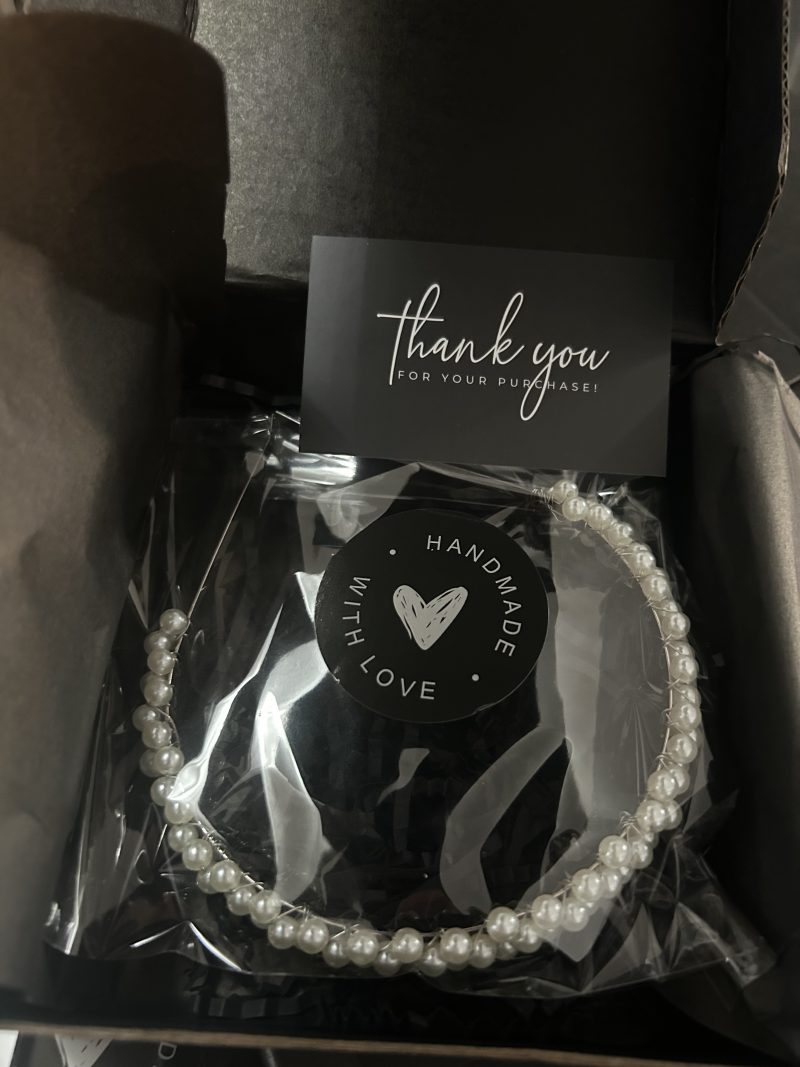 Pearl handmade headband